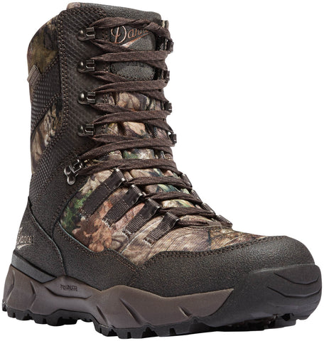 Danner Mens Vital 8in 400G Mossy Oak Break-Up Country Leather Hunting Boots