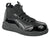 Hoss Boots Mens Full Court Composite toe Black Leather Work Shoes