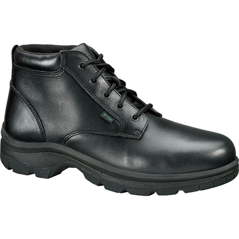 Thorogood Womens Soft Streets Black Leather Boots Plain Toe Chukka