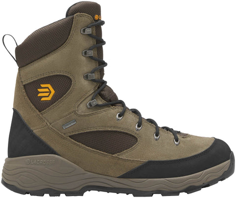 Lacrosse Mens Trailbreaker GTX 8in Major Brown Suede Hunting Boots