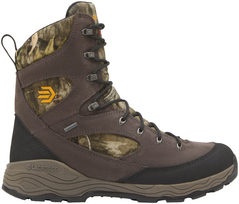 Lacrosse Mens Trailbreaker GTX 8in 400G Mossy Oak Country Roots Suede Hunting Boots