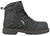 Hoss Boots Mens Black Leather 6in Bronc CT Work Boots