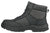 Hoss Boots Mens Carter Black Leather/Nylon Full-Grain Work Boots