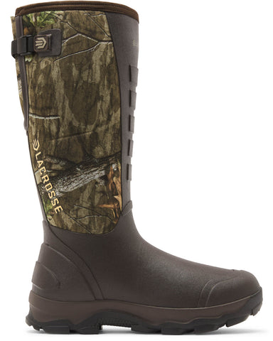Lacrosse Mens Alpha Lite II 16in Mossy Oak Country Roots Rubber Hunting Boots