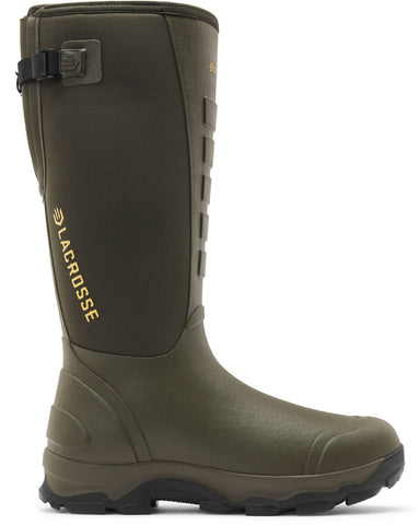 Lacrosse Mens Alpha Lite II 16in Olive Night Rubber Hunting Boots