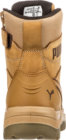 Puma Safety Mens Conquest CTX High EH WP ASTM Wheat Leather Work Boots