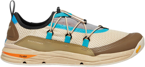 Danner Mens Rivercomber 3in Sand/Bluebird Cordura Water Shoes