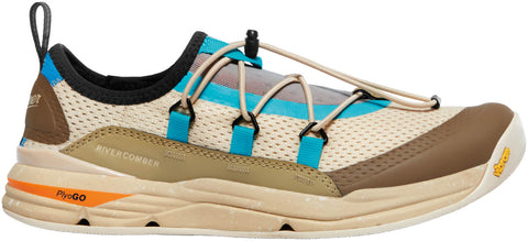 Danner Womens Rivercomber 3in Sand/Bluebird Cordura Water Shoes