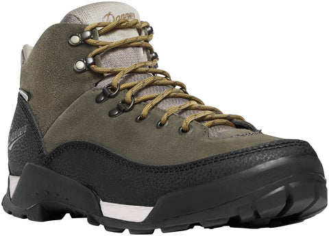 Danner Mens Panorama Mid 6in Black Olive Suede Hiking Boots