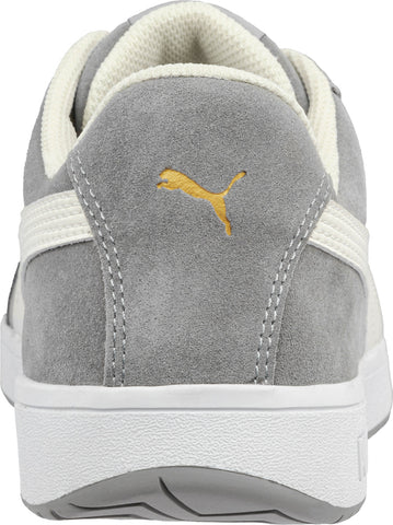 Puma Safety Mens Iconic Low ASTM SD Grey Suede Work Shoes