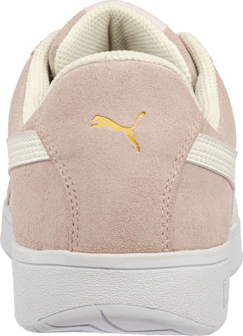 Puma Safety Womens Iconic Low ASTM Pink Suede Work Shoes