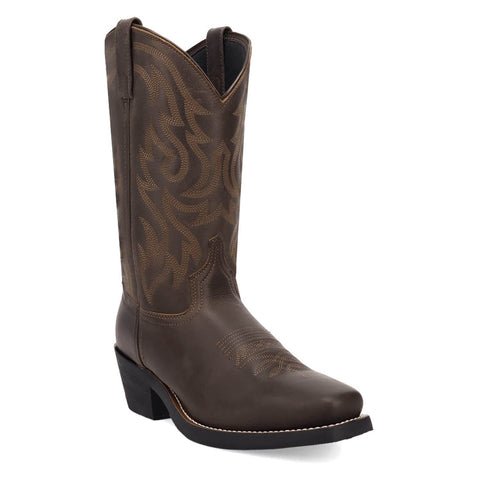 Laredo Mens Outlaw Forge Rust/Tan Leather 12in Cowboy Boots