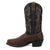 Laredo Mens Iron Ridge Brown/Black Leather 12in Cowboy Boots