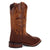 Laredo Mens Chet Dark Rust/Rust Leather Cowboy Boots