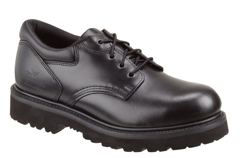 Thorogood Mens Black Leather Classic Safety Toe Academy Oxford