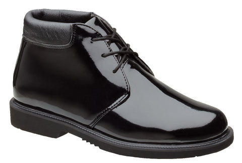 Thorogood Mens Uniform Black Poromeric Boots Academy Chukka