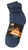 Thorogood Unisex Postal Blue Cotton Blend Stripes 3 Pack Mini Crew Socks