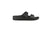 Tecs Womens Two Band Black Sandals Shoes