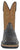 Hoss Boots Mens Dark Brown Leather Landon Western Work Boots