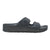Tecs Mens Two Band Navy Sandals Shoes