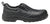 Avenger Mens Black Leather Comp Toe Slip-On Work Shoes