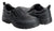 Avenger Mens Black Leather Comp Toe Slip-On Work Shoes