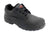 Avenger Mens Black Leather Comp Toe 7119 Oxford Work Shoes