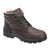 Avenger Mens Builder Econ Mid Brown Faux Leather Work Boots