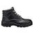 Avenger Womens Builder Econ Mid Black Faux Leather Work Boots