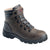 Avenger Mens Builder Mid Brown Faux Leather Work Boots