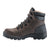 Avenger Mens Builder Mid Brown Faux Leather Work Boots