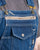 Berne Apparel Mens Heritage Denim Stone Wash Dark 100% Cotton Bib Overall