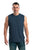 Berne Mens Navy Cotton Blend Performance Pocket Tee S/L