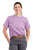 Berne Violet Cotton Blend Womens Performance Tee S/S