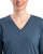Berne Womens Performance V-Neck Midnight Rain Cotton Blend L/S T-Shirt