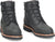 Chippewa Mens Super DNA 6in WP Steel Toe 400G Charcoal Black Leather Work Boots