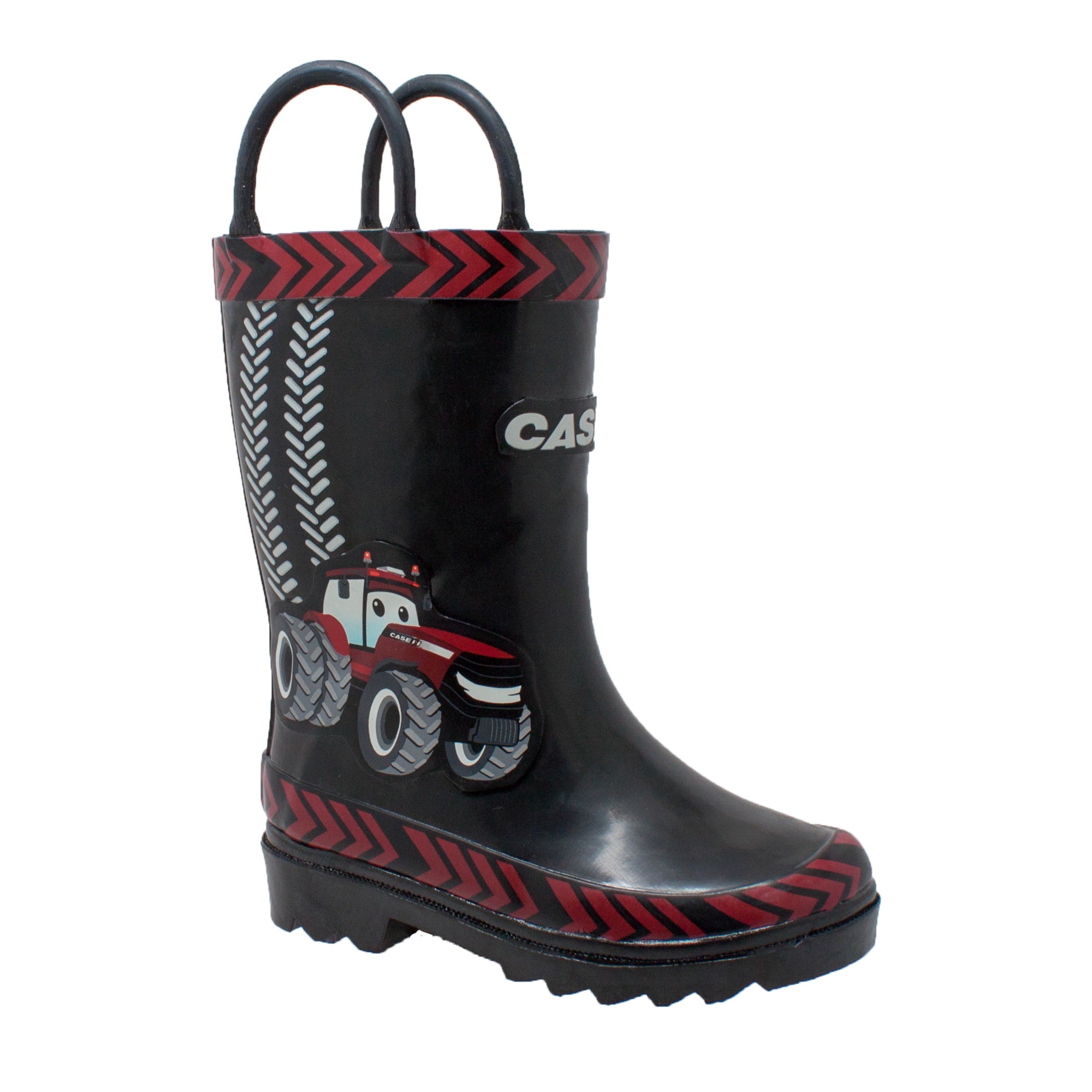 Boys black work boots outlet