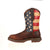 Durango Mens Multi-Color Leather ST Union Flag Work Boots