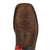 Durango Mens Rebel Steel Toe Dark Brown/Texas Flag Leather Work Boots