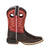 Lil Durango Big Kids Chestnut/Crimson Leather Rebel Pro Cowboy Boots