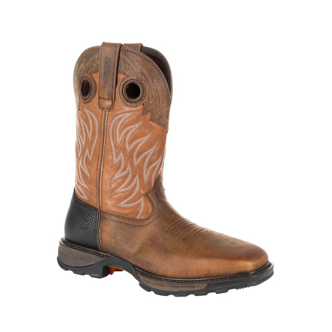Durango Mens Brown/Copper Leather Maverick ST WP Work Boots