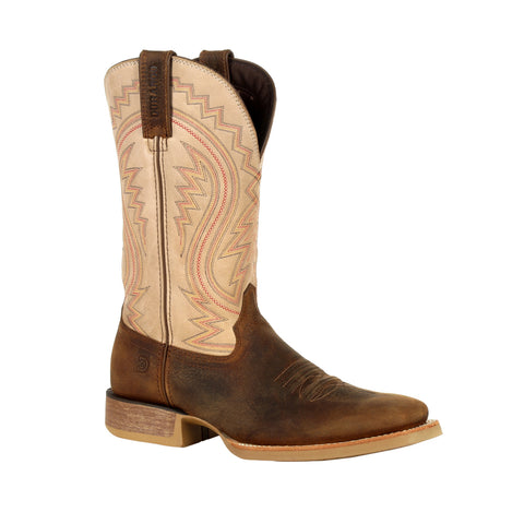 Durango Mens Coffee/Bone Leather Rebel Frontier Western Cowboy Boots