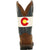 Durango Mens Rebel Western Bark Brown/Colorado Flag Leather Cowboy Boots
