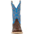Durango Mens Rebel Pro Bay Brown/Brilliant Blue Leather Cowboy Boots