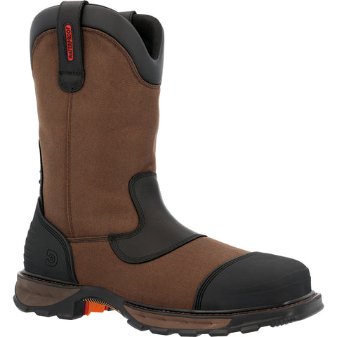 Durango Mens Maverick XP CT WP Burly Brown Leather Work Boots