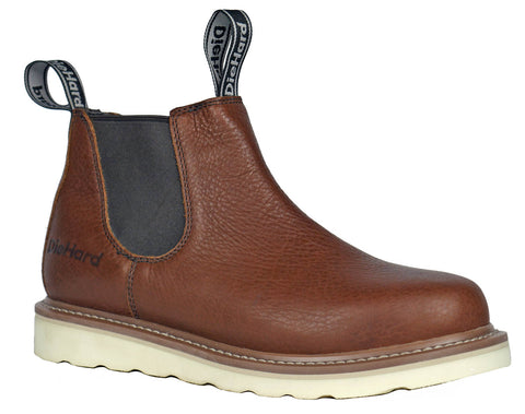 DieHard Mens Colt Soft Toe Brown Leather Work Boots