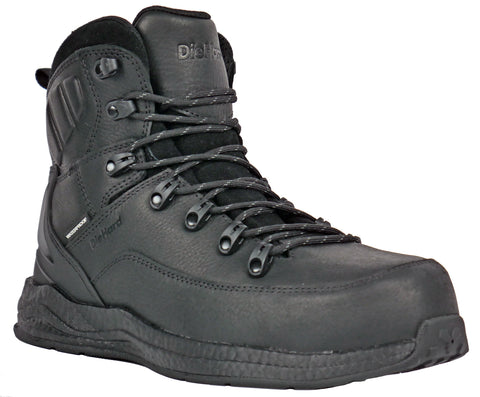 DieHard Mens Ventura Black Leather Soft Full-Grain Work Boots