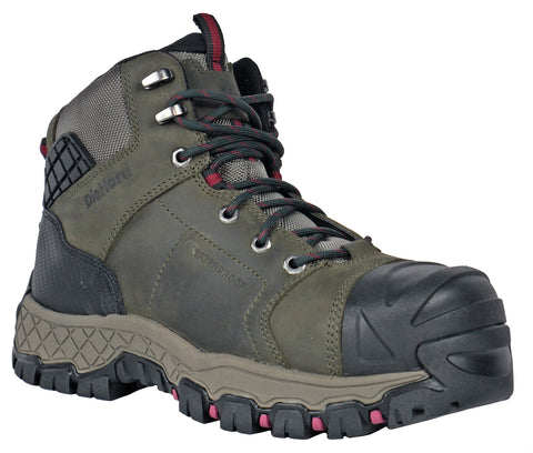 DieHard Mens Comet CT WP SR Olive Leather Work Boots
