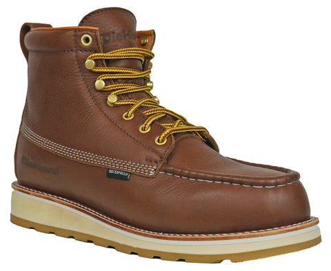 DieHard Mens Toro 6in Composite Toe Brown Leather Work Boots