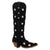 Dingo Womens Super Star Black Suede Cowboy Boots
